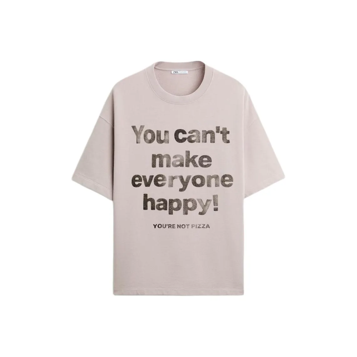 ZARA T Shirts Men's Pink