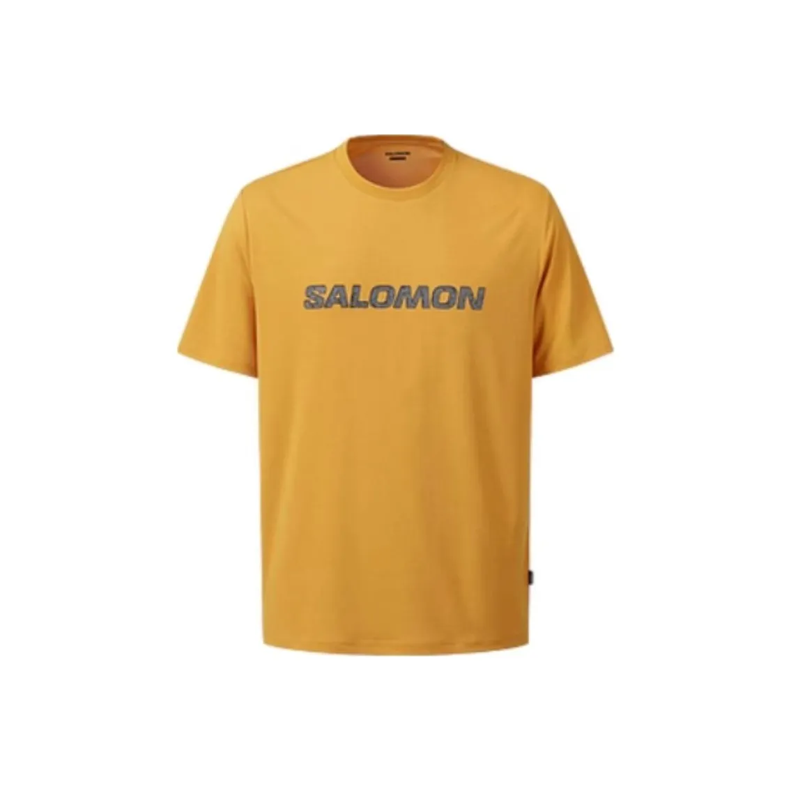 SALOMON AMPHI TERRAZZO SS Tee M На открытом воздухе T Рубашка Мужская Горчично-желтая