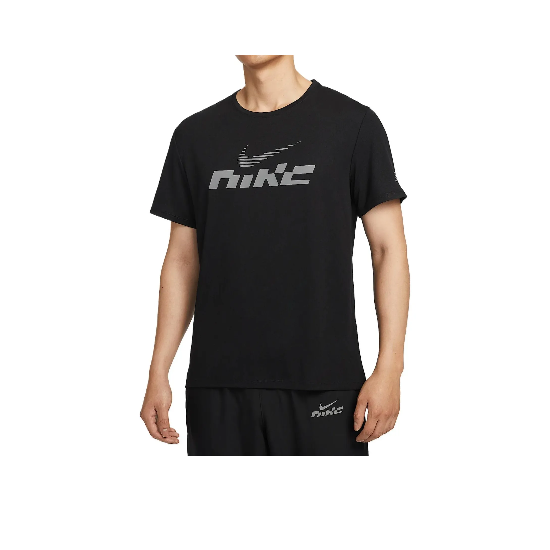 Nike Miler Flash T-Shirt Мужской Черный