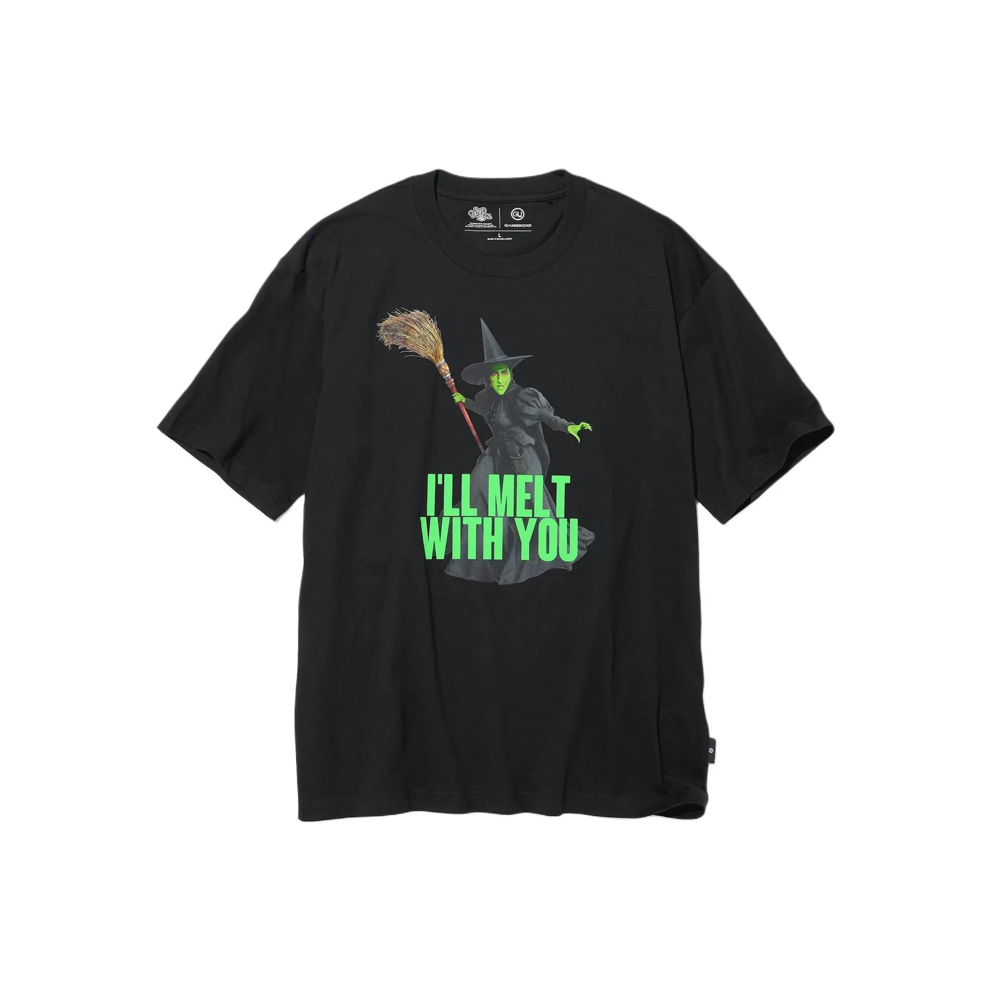 Undercover X GU Undercover Collaboration T Shirts Unisex Black