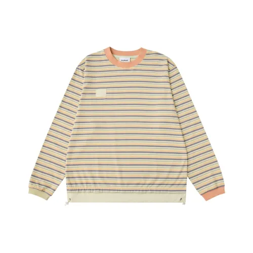 Norybrand 24FW Break Loose Series Светло-желтая унисекс футболка