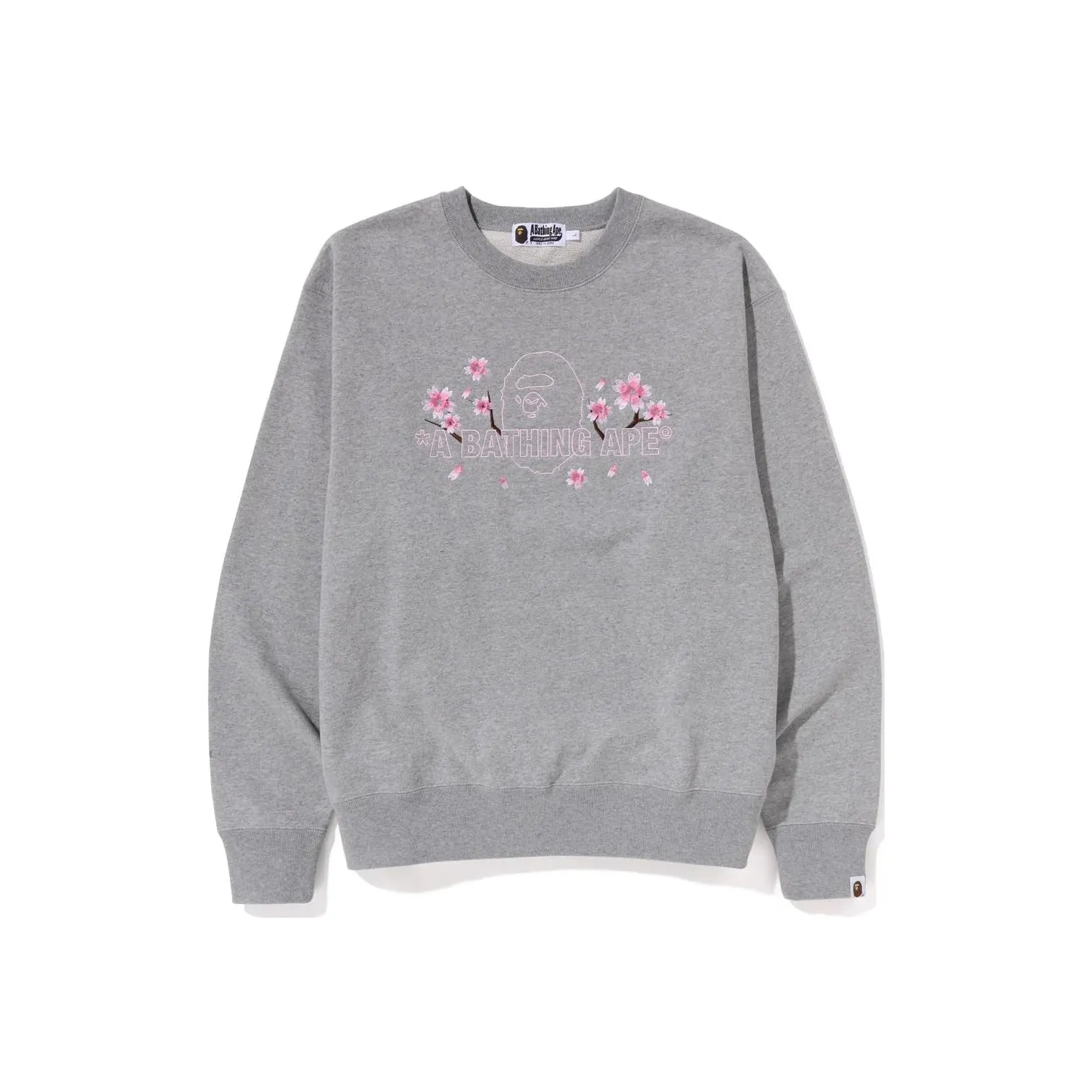 A BATHING APE Толстовка Мужская Серого цвета