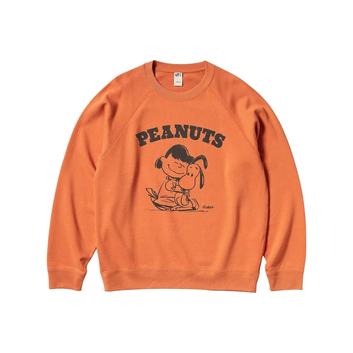 UNIQLO X PEANUTS Co Бренд Серия Свитшот Унисекс Оранжевый Желтый