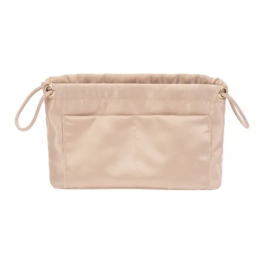 Tide Satin Liner Bag Merch Women's Beige/Coffee/Black