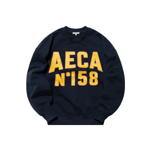 AECA WHITE Морской синий Мужские Свитшоты