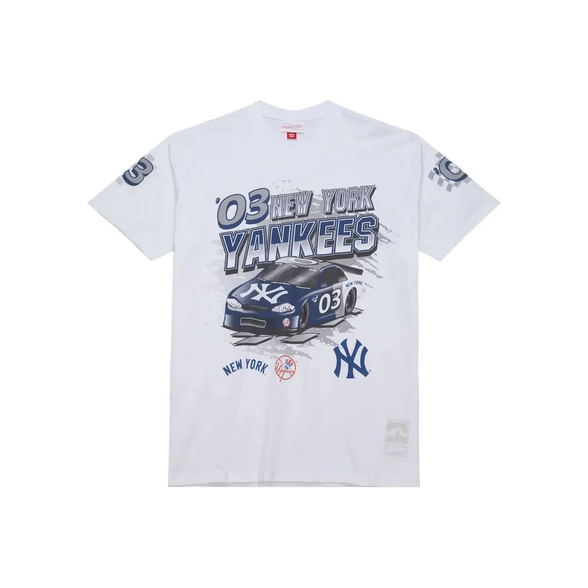 MITCHELL NESS New York Yankees SPEEDWAY T-Shirt Мужской Белый