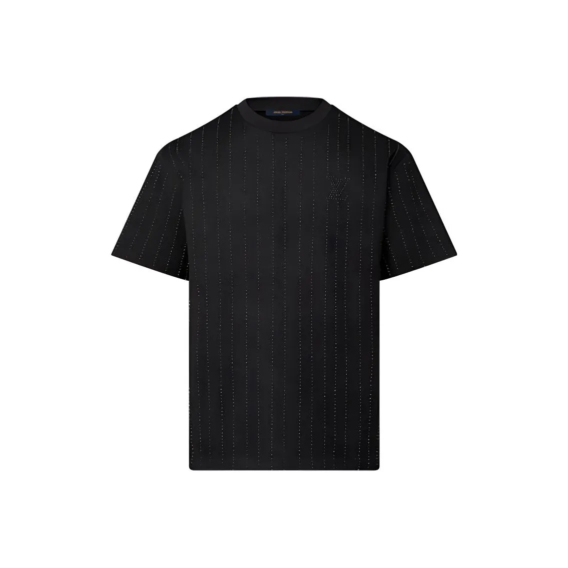 LOUIS VUITTON Crystal Embellished Cotton T Shirt
