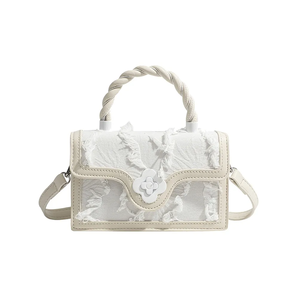 Bywhich Woolen Shoulder Bag Regular Women's White