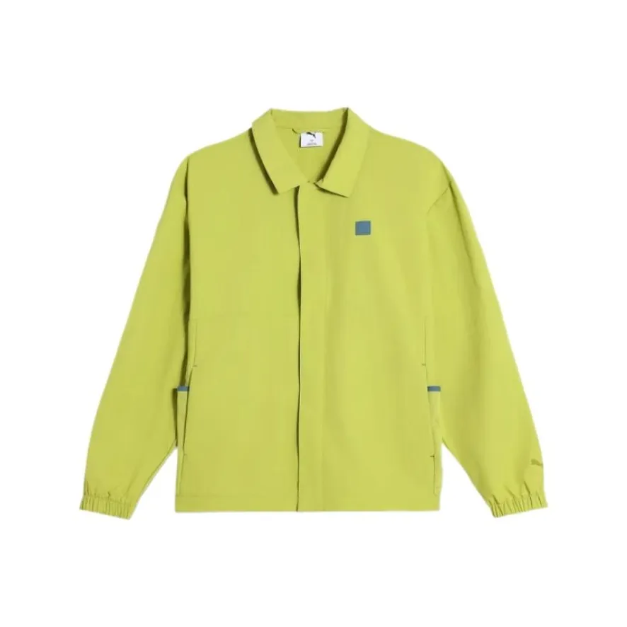 PUMA ESS ELEVATED Куртки и Пальто Мужской Желтый Зеленый