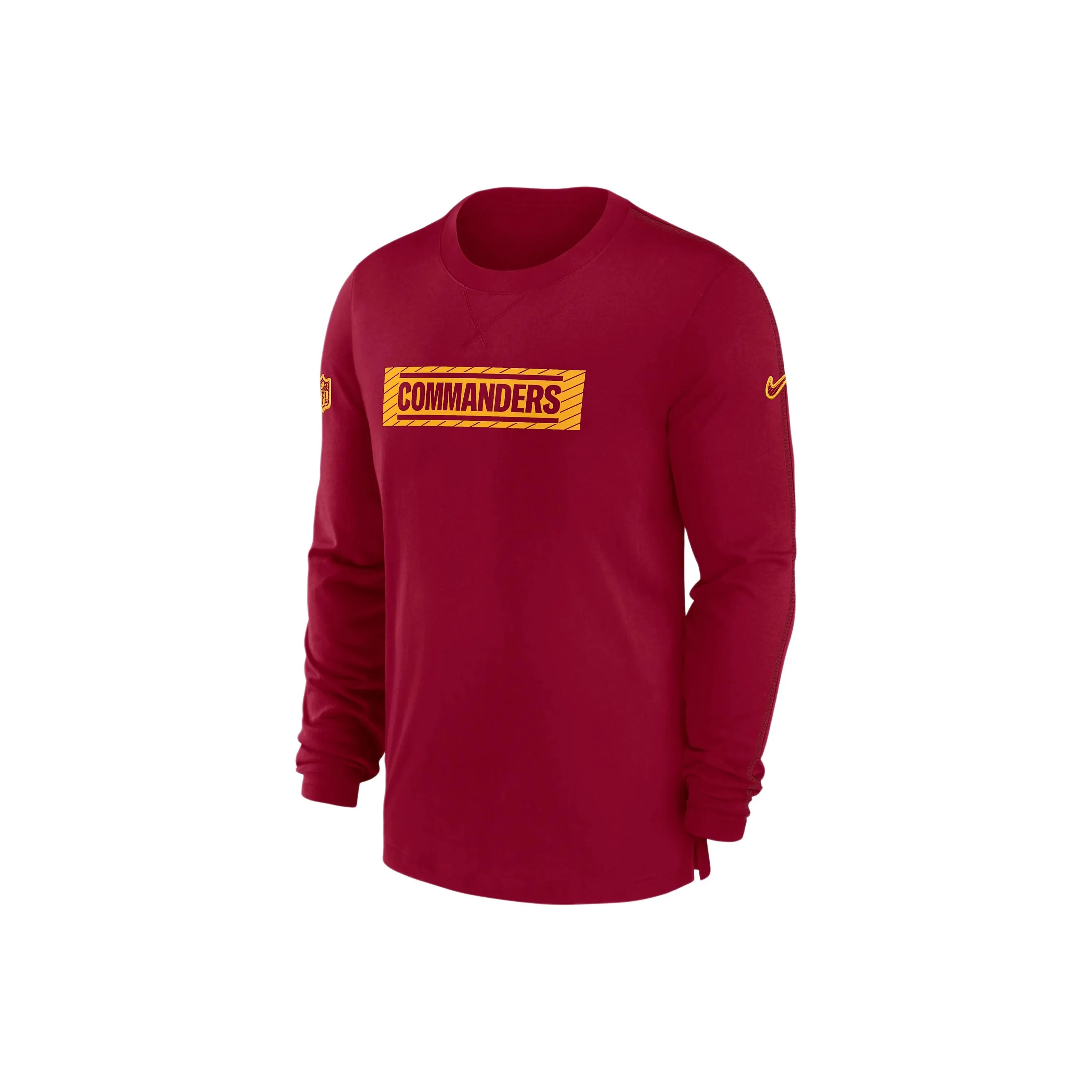 Nike Washington Commanders Sideline Player Team Issue Men's Nike Dri FIT Long Sleeve Top