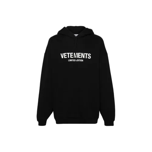Vetements Черный Унисекс Свитшоты