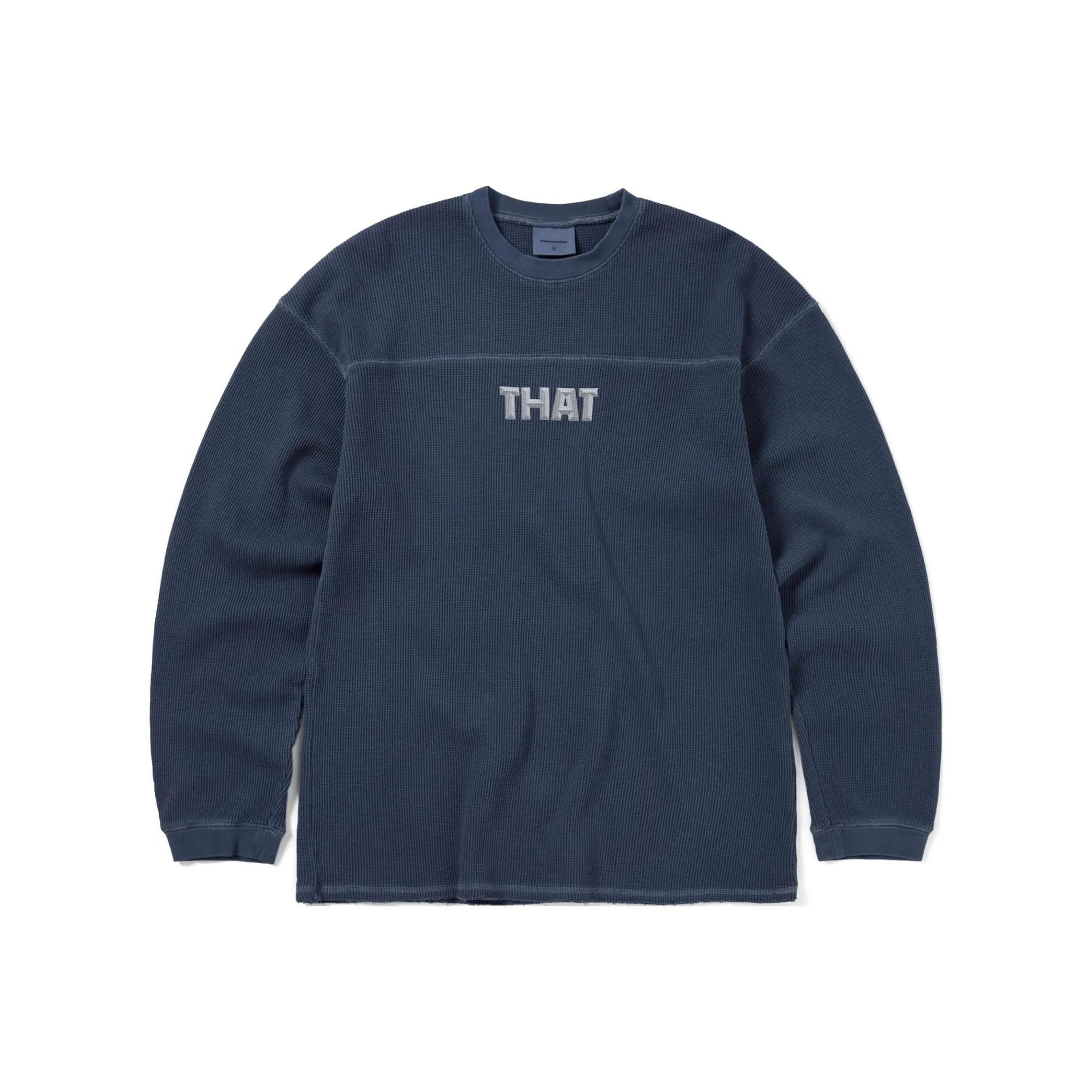Thisisneverthat FW24 THAT Waffle L/S Tee T Shirt Unisex Warm Blue