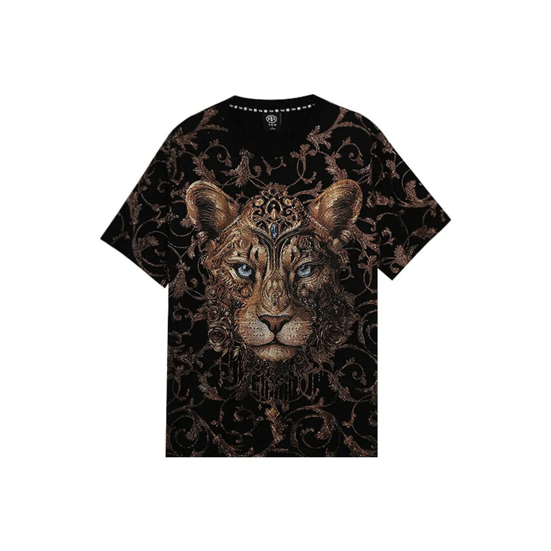 TCH Черная основа с золотым логотипом Унисекс T Рубашки