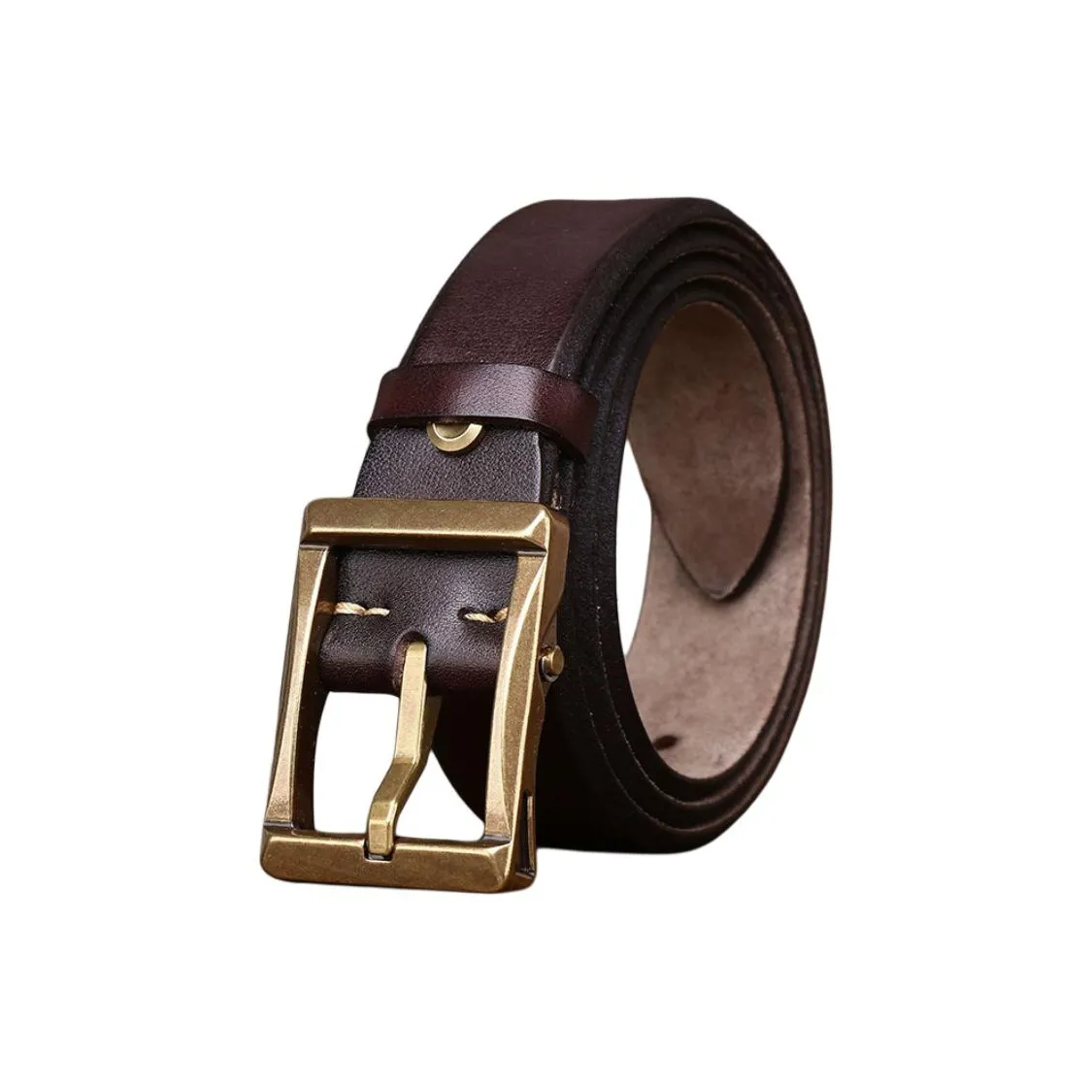 JEANSWEST Ремни из коровьей кожи Мужской 3,8 см