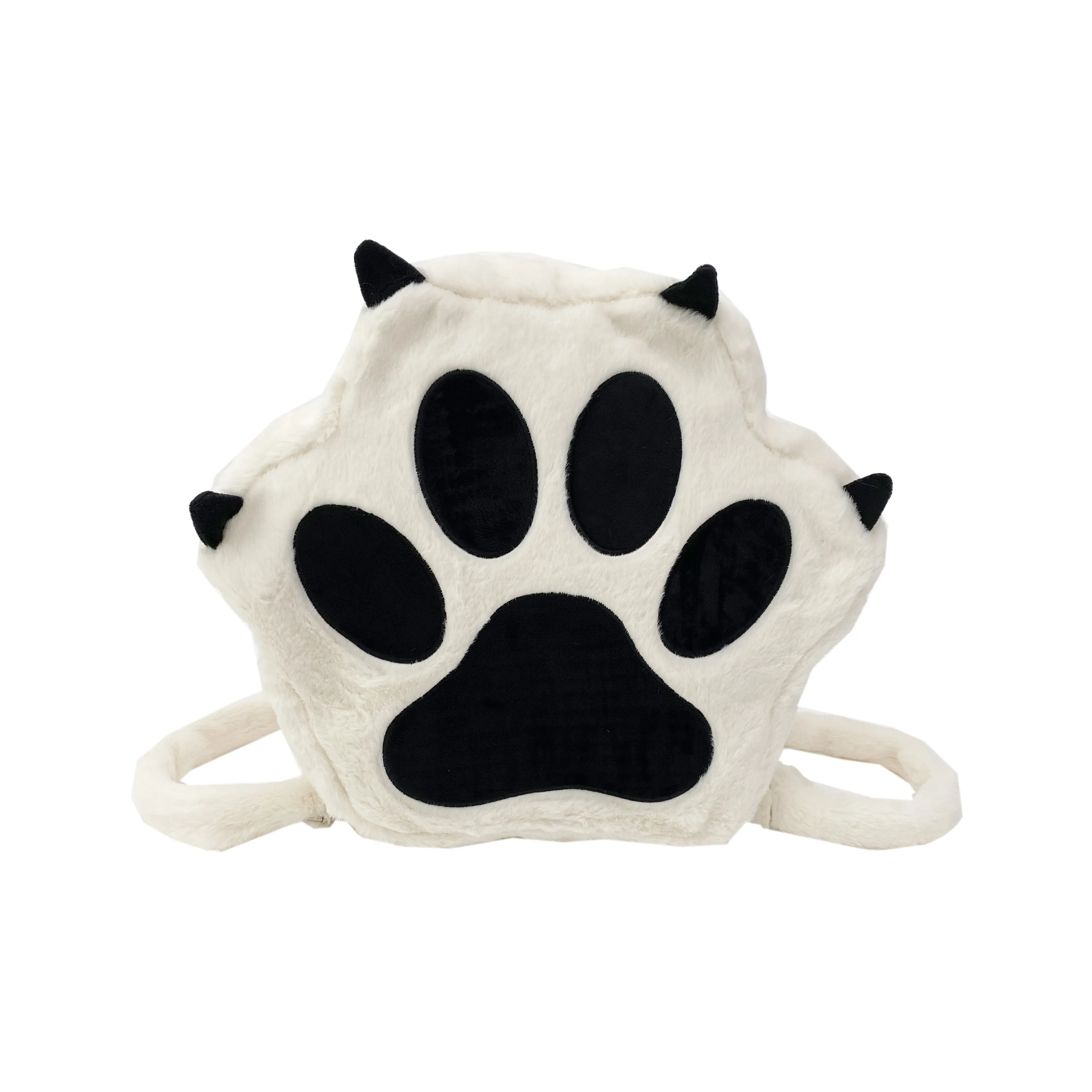 BUBM Плюшевый рюкзак стандартный унисекс белый