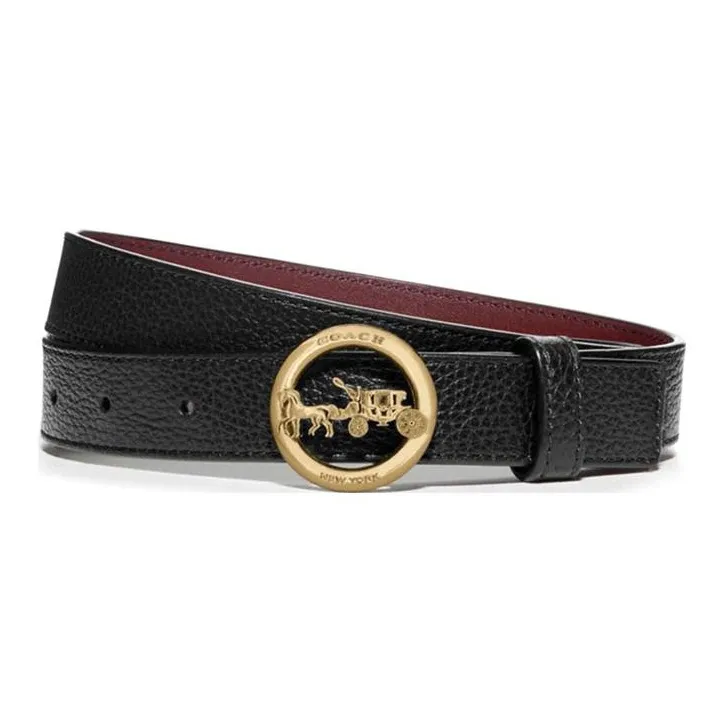 COACH Leather Belts Women's