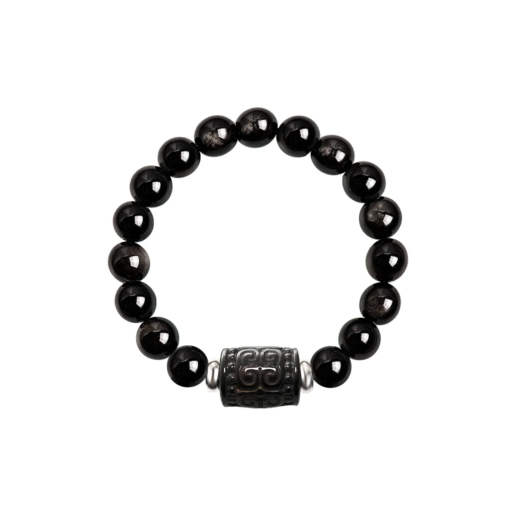 SIMPLE JOYS Браслеты из обсидиану Унисекс