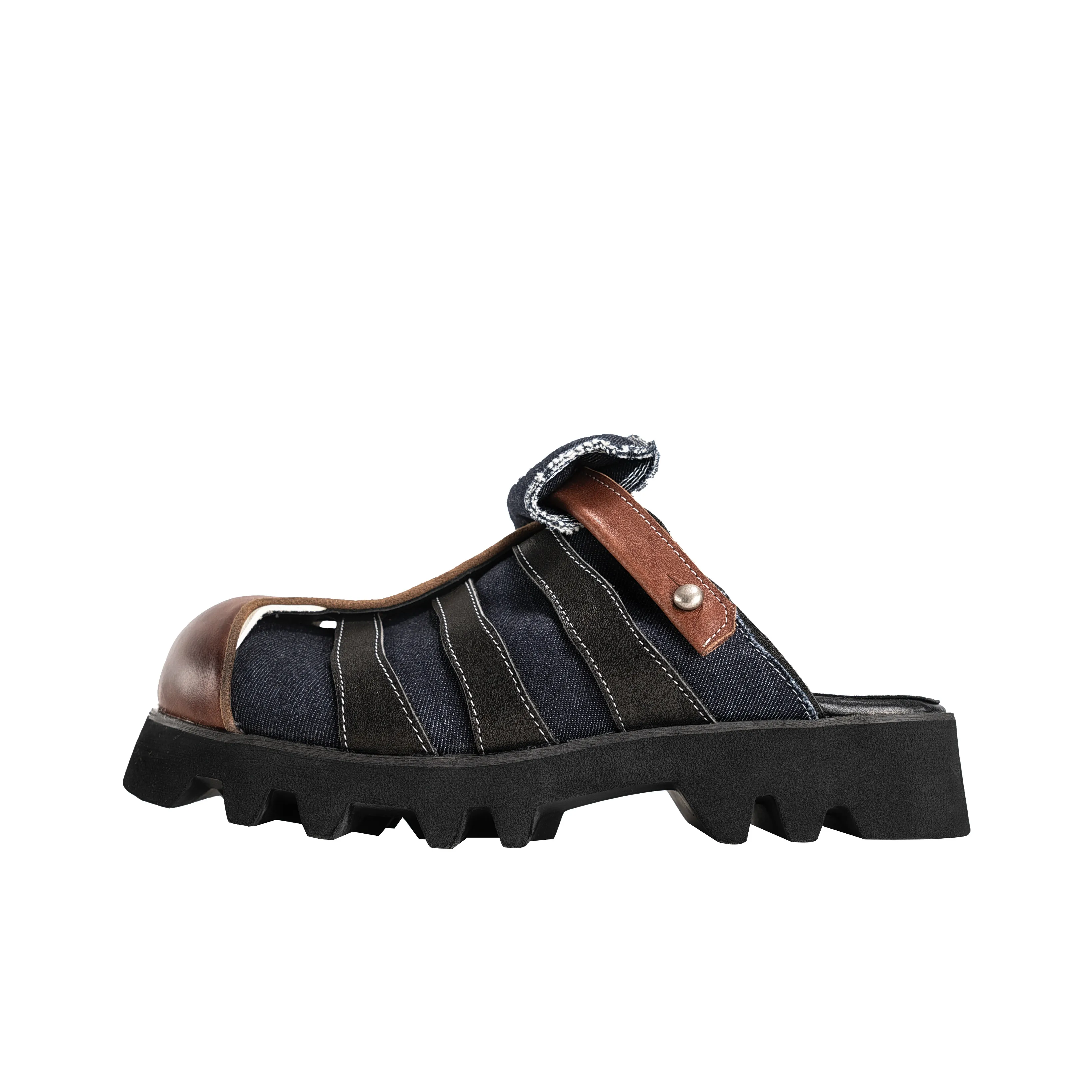 Rewrite Противоскользящие домашние тапочки унисекс джинсовый синий