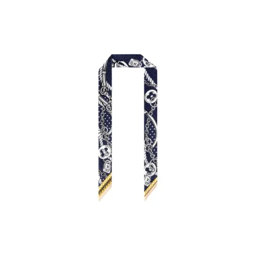 LOUIS VUITTON Ocean Bandana Тутовый шелк Резинки для волос Женские