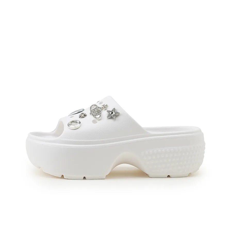 DAPHNE EVA Slip Resistant Slide Slippers Women's White
