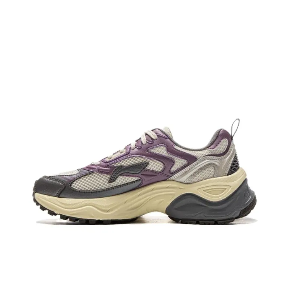 Лайнер Star противоскользящий амортизация дышащий низкий топ повседневная обувь женский бежевый фиолетовый