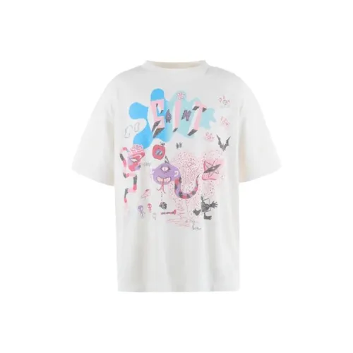 SAINT Mxxxxxx SS25 Белая унисекс рубашка T