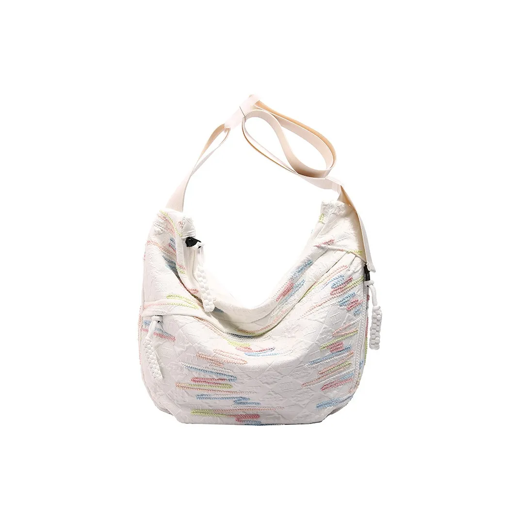 BUBM Композитная ткань сумка через плечо унисекс белый черный синий розовый