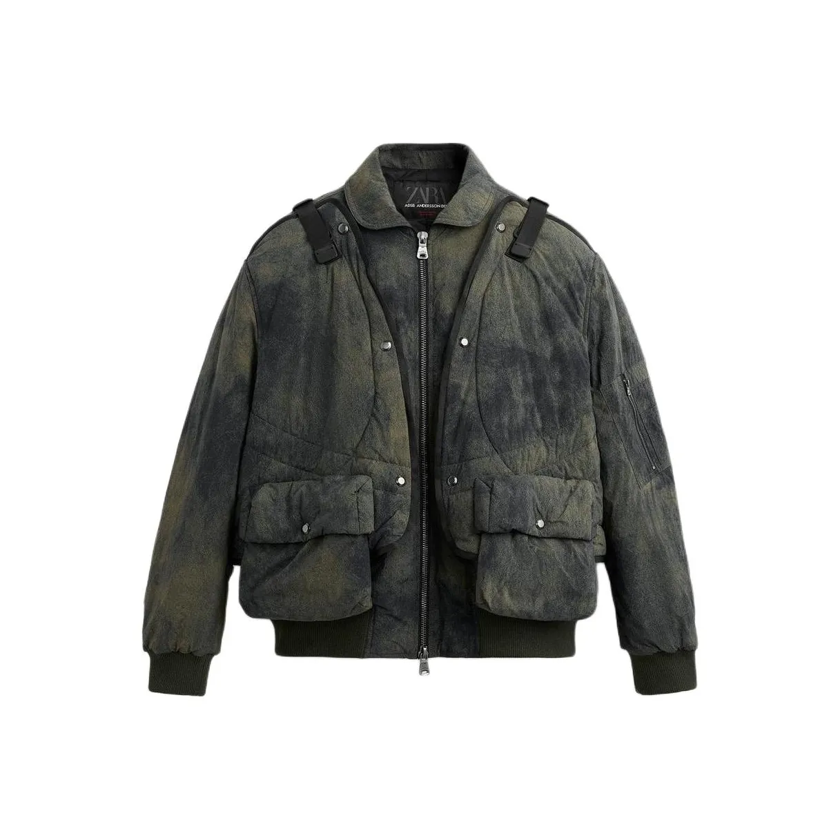 ZARA x ANDERSSON BELL ANDERSSON BELL Collaboration SS25 Jackets & Coats Men's Dark Green
