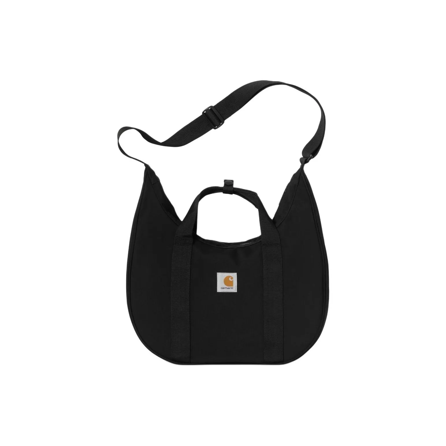 Carhartt WIP Nylon One Shoulder Bag Medium Unisex Black Кархарт WIP Нейлон Одно Плечо Сумка Средняя Унисекс Черный
