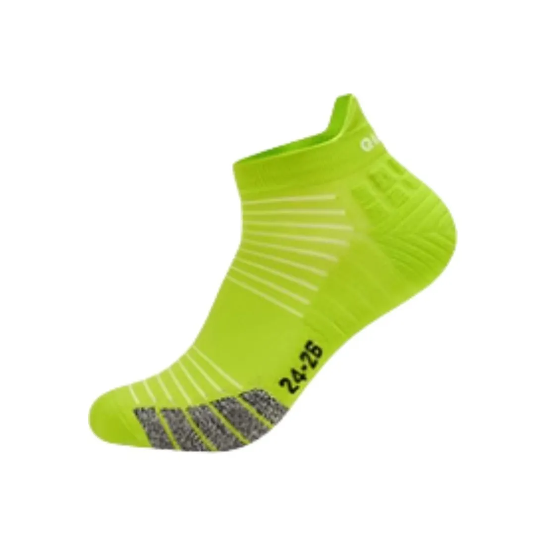 QIAODAN Беговые носки Мужские 1 упаковка Неоново-желтый