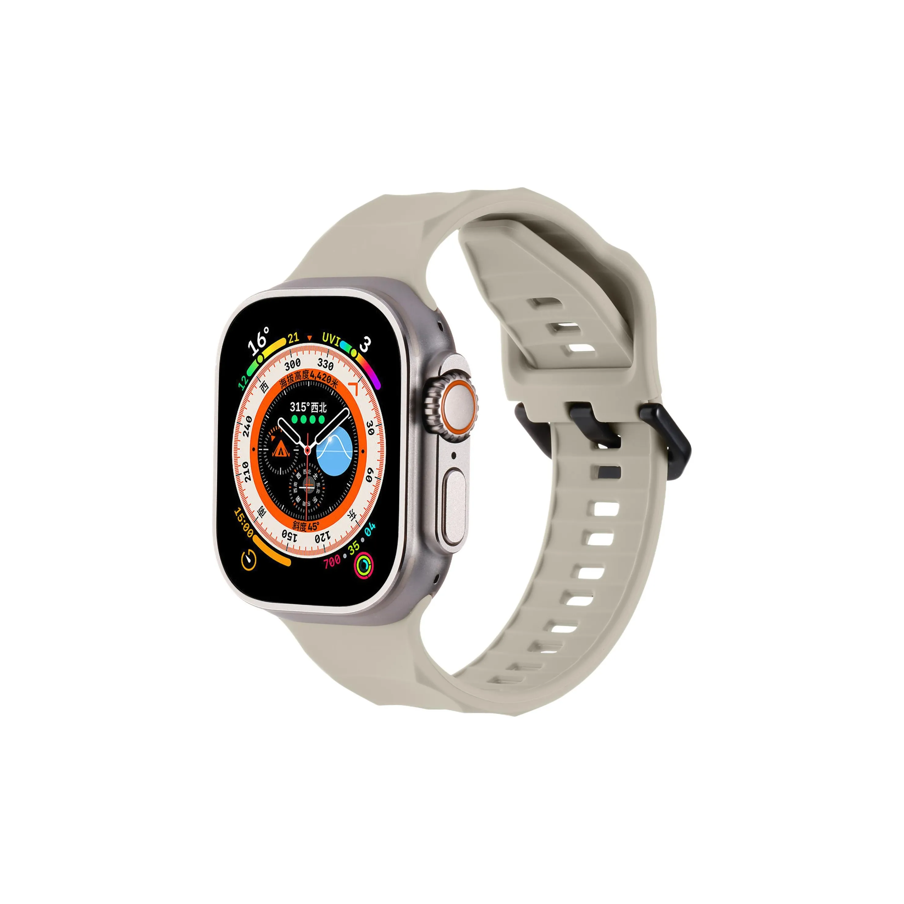 Akkerds Watch Band Apple Compatibility 210mm Silicone Material