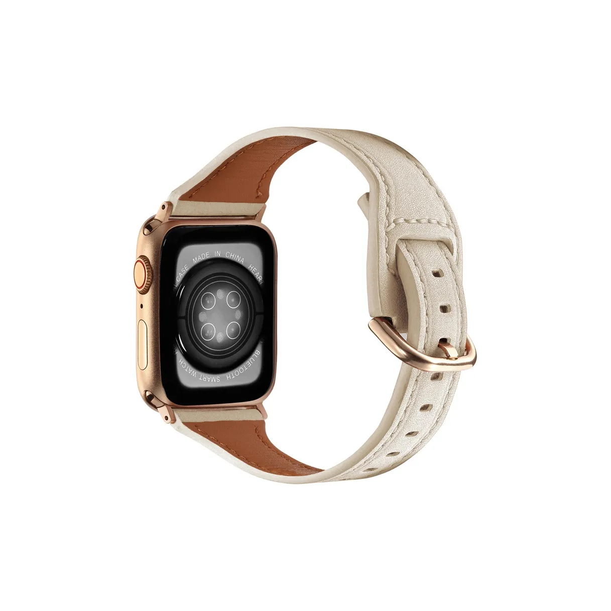 DUALMM Watch Band Apple Compatibility 220mm Leather Material