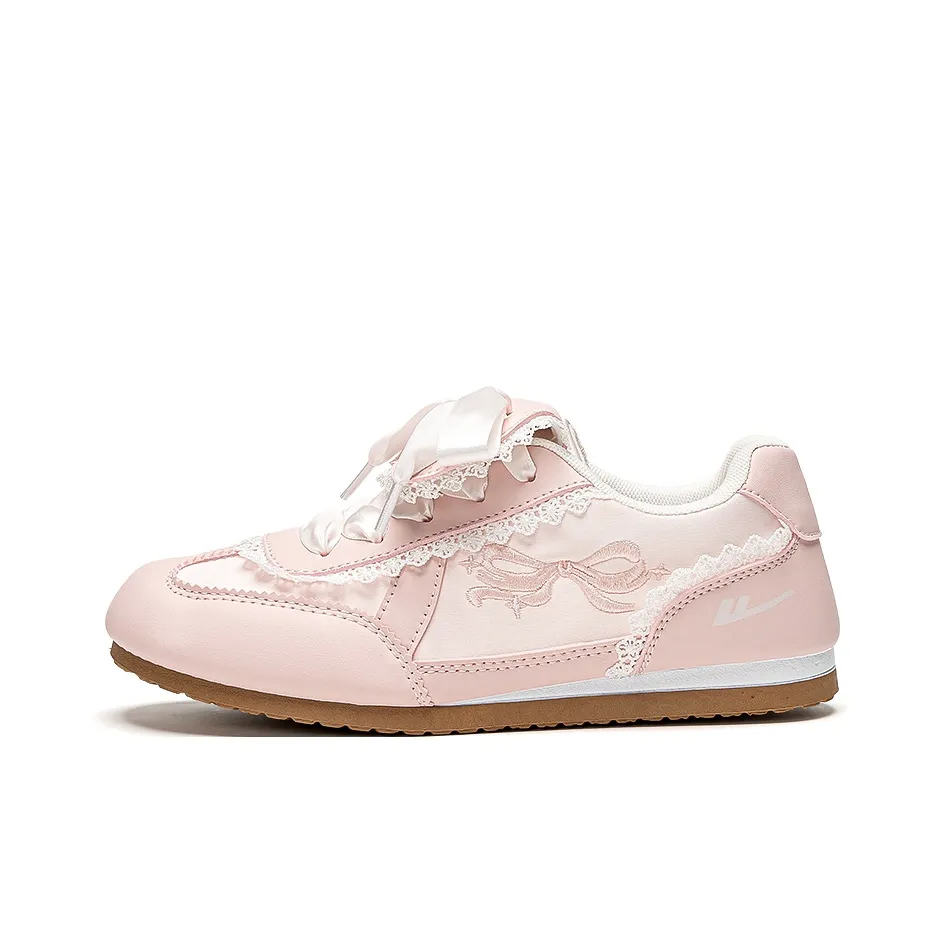 Warrior Slip-Resistant Breathable Lightweight Low-Top Casual Shoes Women's Peach Pink Warrior Противоскользящий Дышащий Легкий Низкий Топ Повседневная Обувь Женская Персиково-Розовый