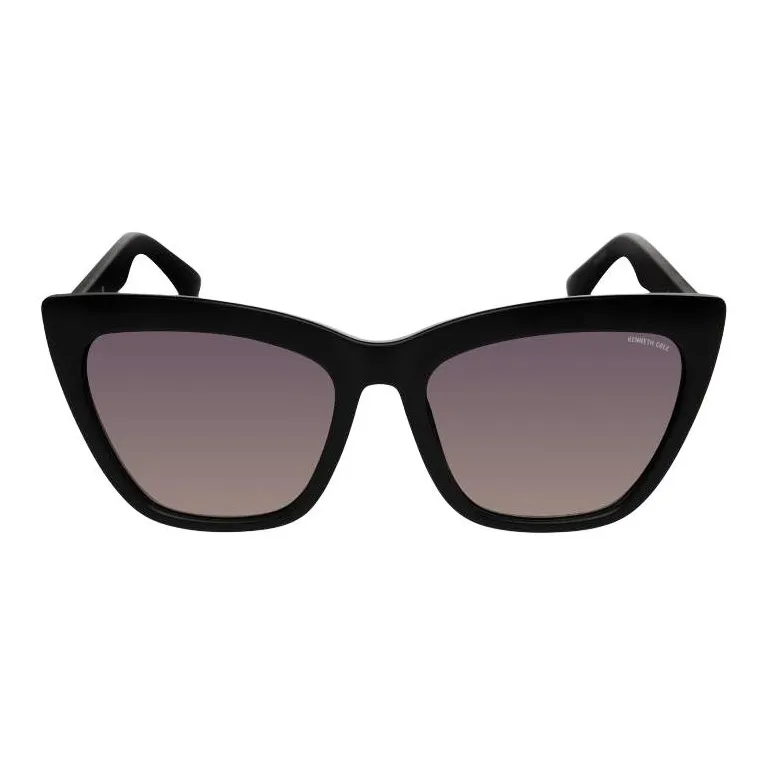 KENNETH COLE Injection Molded Cat Eye Sunglasses Women's Black