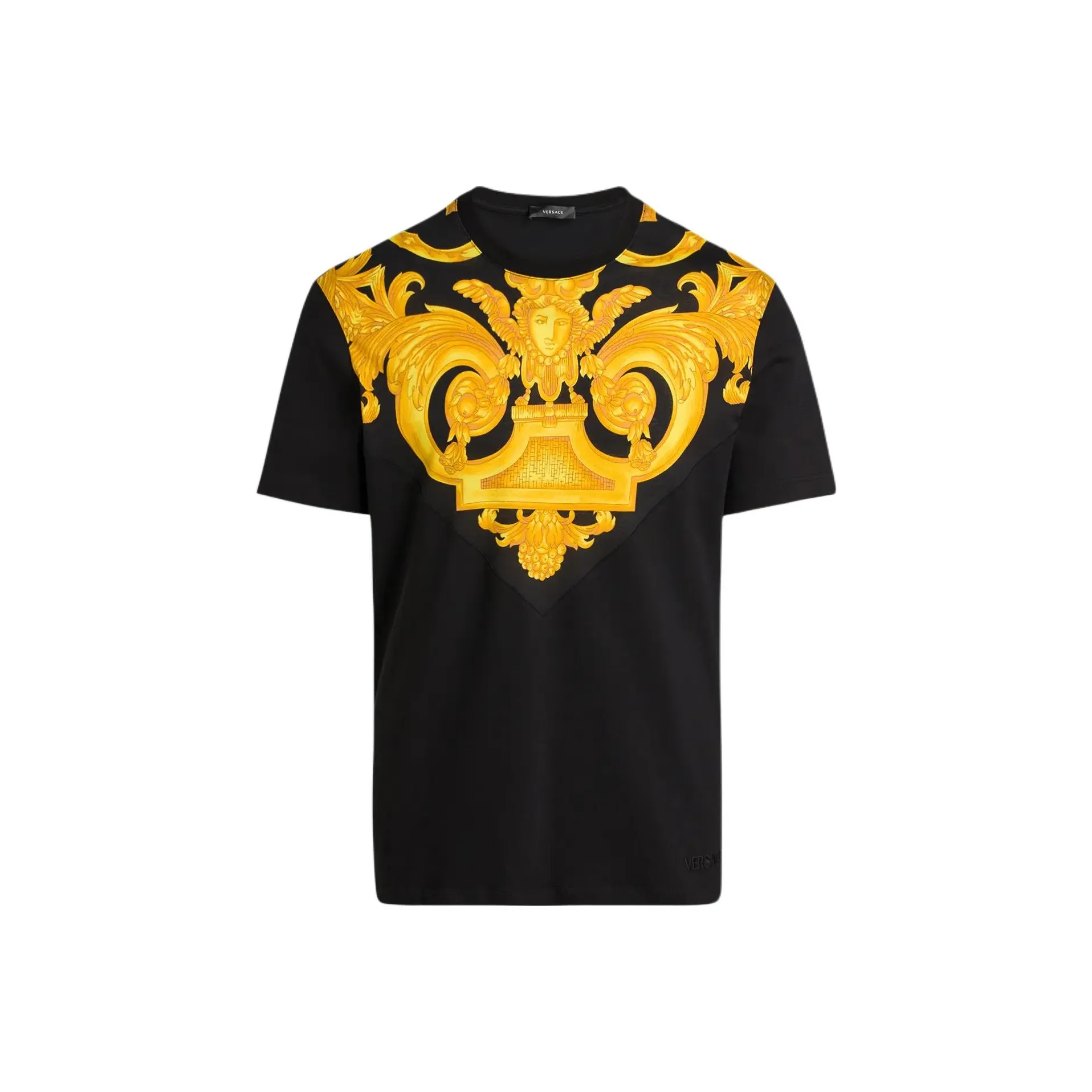 VERSACE Мужские черные T-рубашки