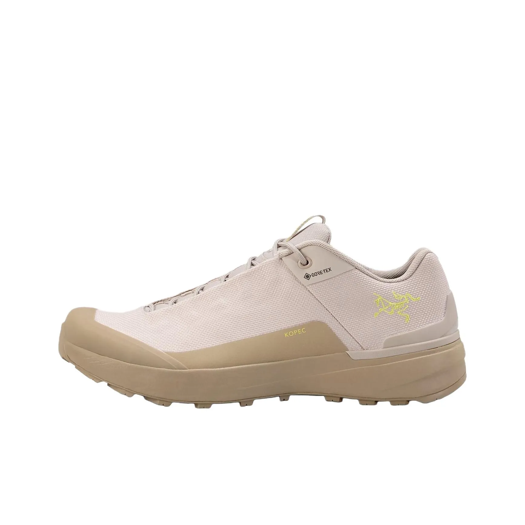 Arcteryx Kopec Abrasion Resistant Waterproof Support Low Top Hiking Shoes Men's Beige Brown