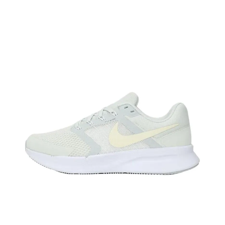 Nike Run Swift 3 Breathable Rebound Abrasion Resistant Low Top Casual Running Shoes Women's White Gray