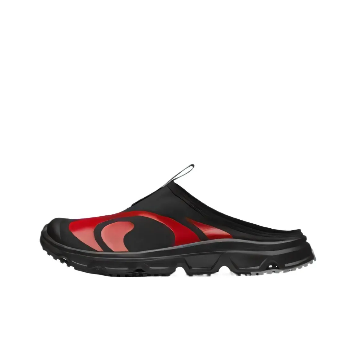 SALOMON RX Slide 3,0 Амортизация Легкий Низкий Топ Повседневная Обувь Унисекс Черный Сплав Пламя Красный