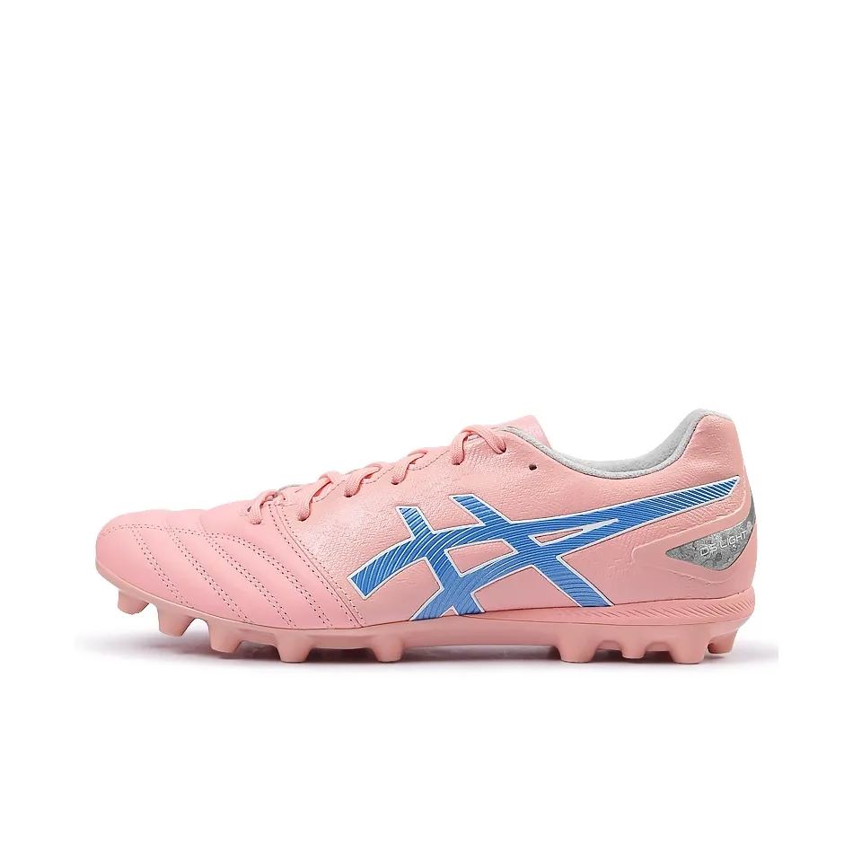 Asics Soccer Shoes Unisex Low Top Pink/Blue