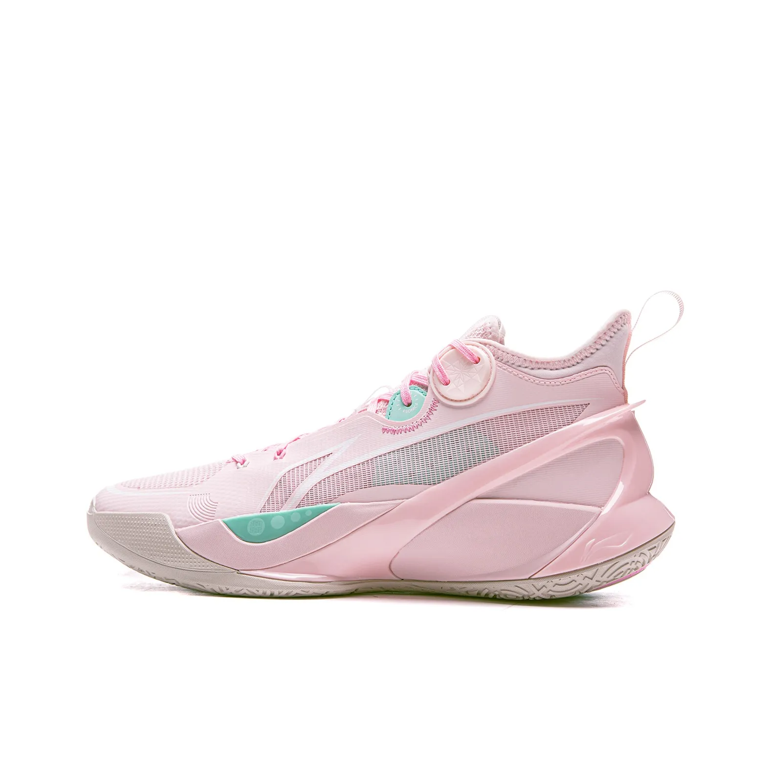 LINING SONIC 10 Basketball Shoes Men's Mid Top Primrose Pink