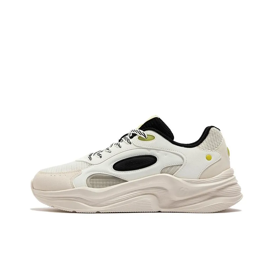 361° Cloud Comfort 5 Slip Устойчивый к истиранию Низкий Топ Casual Мужской Бежевый Белый