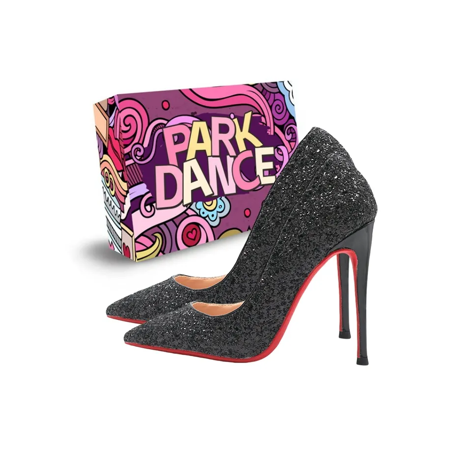 PARK DANCE Узкий каблук Высокие каблуки Женские Черный