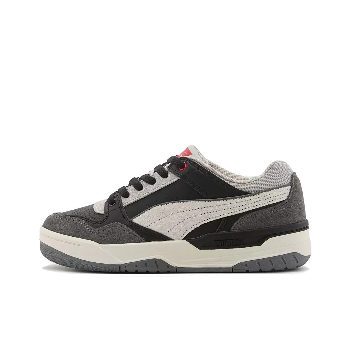 PUMA REBOUND Shock Absorbers Low Top Skateboard Shoes Unisex Black Gray