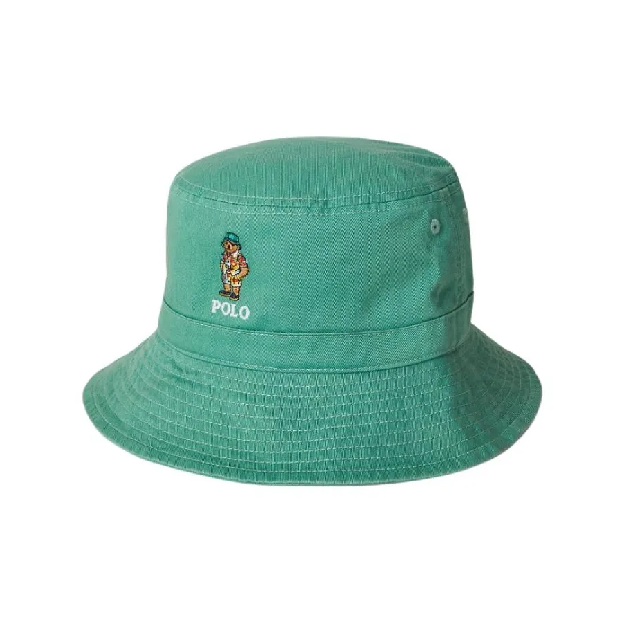 Polo Ralph Lauren Детские хлопковые панамы зеленые