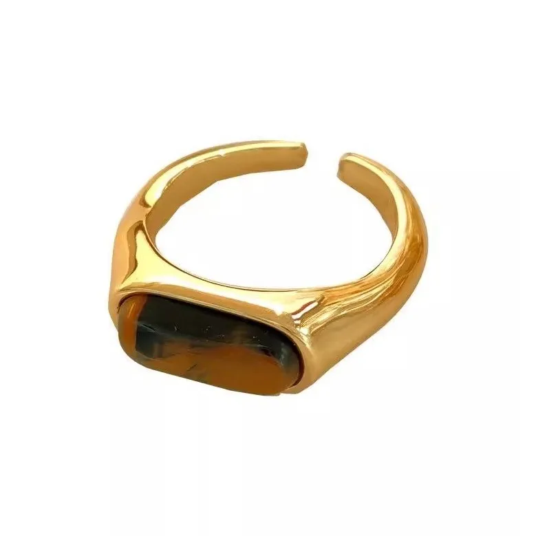 BONAS Медный капли Масло Кольца Женские