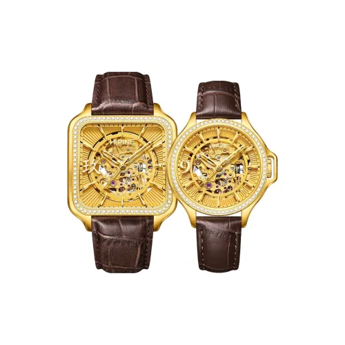 HIPINE Автоматический Механический Movement Унисекс Часы WeiYi Series 37 мм с вырезом