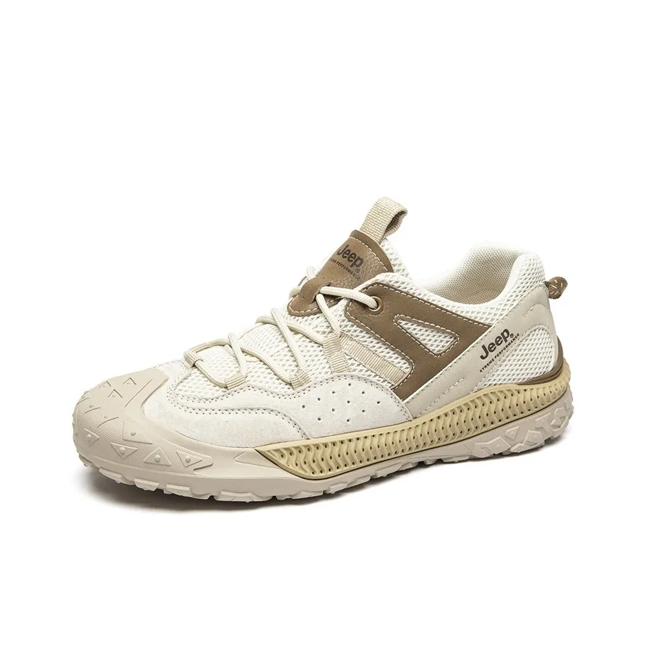 JEEP Амортизация Устойчивый к истиранию Дышащий Низкий Верх Повседневная обувь Мужская