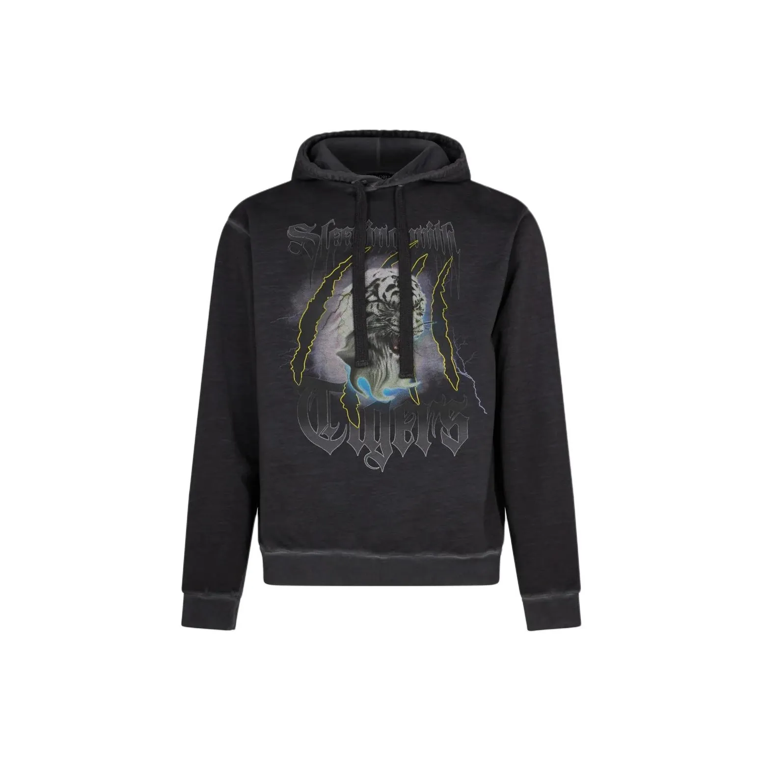 PHOBIA ARCHIVE Emis Killa Толстовка Sleeping с Tigers Свитшот Мужской Серый