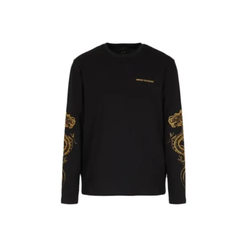 ARMANI EXCHANGE Черный Мужские Свитшоты