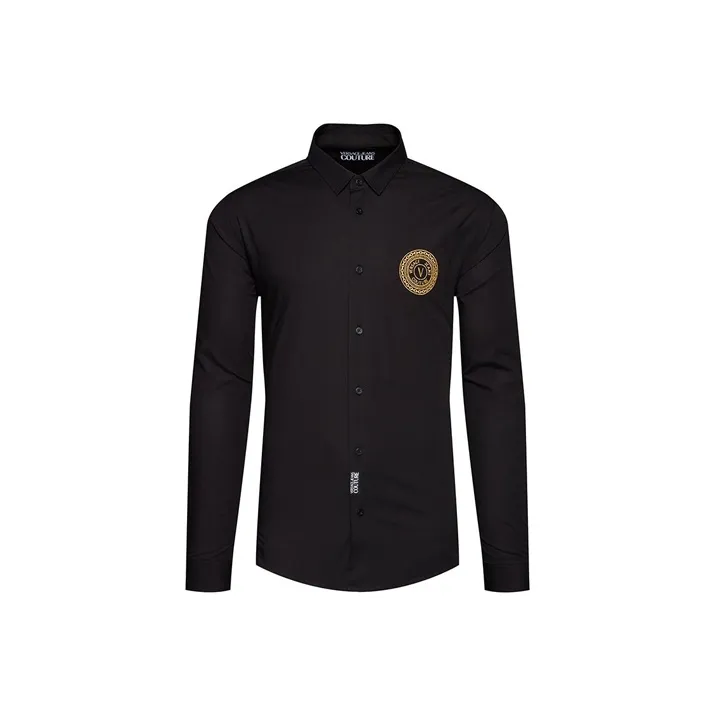 VERSACE JEANS COUTURE Рубашка Мужская Черная